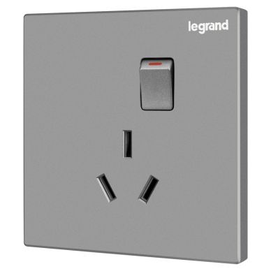 K8逸景 K8逸景 K8深砂银/一开三孔16A 86型 K8/15/15CS-C3 86型 K8/15/15CS-C3