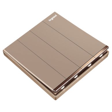 K8逸景 K8逸景 K8玫瑰金/四开单控带LED(电镀边) 86型 K8/34/1/2DN-C1 86型 K8/34/1/2DN-C1