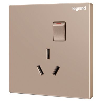 K8逸景 K8逸景 K8玫瑰金/一开三孔16A 86型 K8/15/15CS-C1 86型 K8/15/15CS-C1