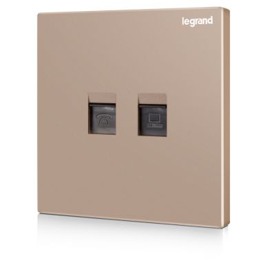 K8逸景 K8逸景 K8玫瑰金/电话电脑插 86型 K8/T01/C01-C1 86型 K8/T01/C01-C1