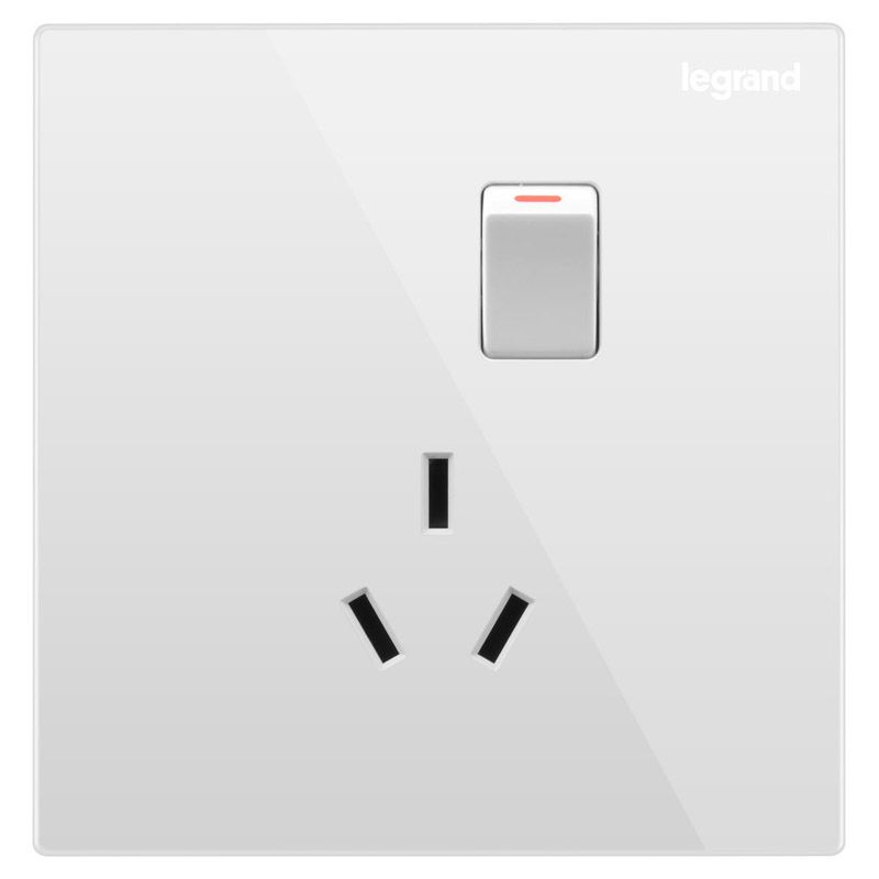 K8逸景 K8逸景 K8玉兰白/一开三孔10A 86型 K8/15/10S 86型 K8/15/10S