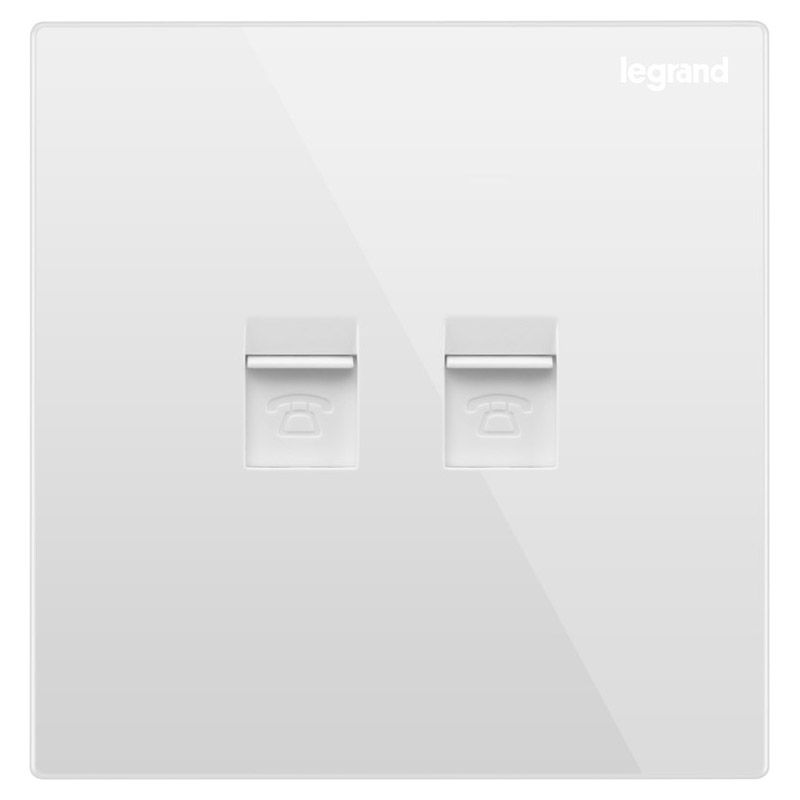 K8逸景 K8逸景 K8玉兰白/二位电话插 86型 K8/T01/2 86型 K8/T01/2