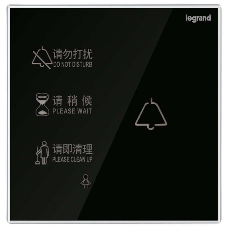 K8逸景 K8逸景 K8玉兰白/勿扰+清理+稍候 门铃开关 K8/H252 86型 K8/H252 86型 K8/H252