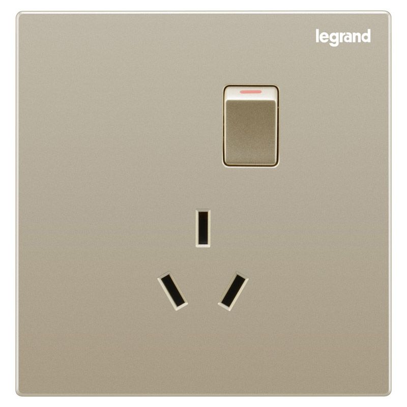 K8逸景 K8逸景 K8米兰金/一开三孔10A 86型 K8/15/10S-C2 86型 K8/15/10S-C2