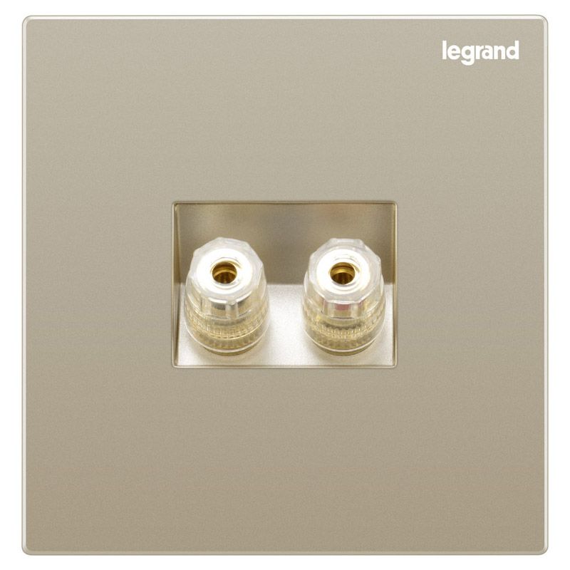 K8逸景 K8逸景 K8米兰金/一位音箱插（2头） 86型 K8/M8-C2 86型 K8/M8-C2