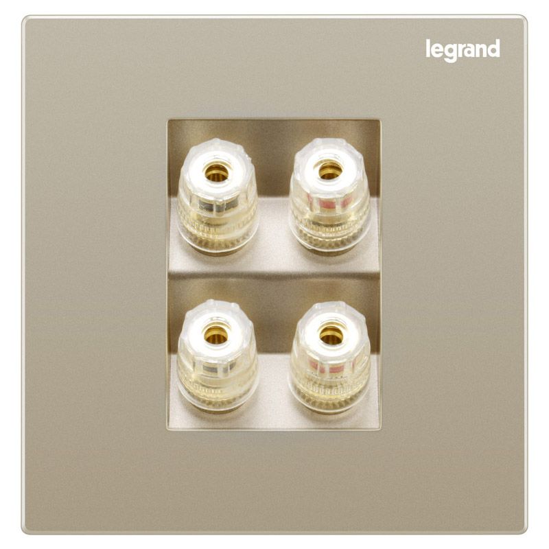 K8逸景 K8逸景 K8米兰金/二位音箱插（4头） 86型 K8/M8/2-C2 86型 K8/M8/2-C2