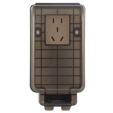 防水盒 防水盒 IP55 加长型带五孔插座防水盒 （半透明） P223DV/5P  P223DV/5P P223DV/5P