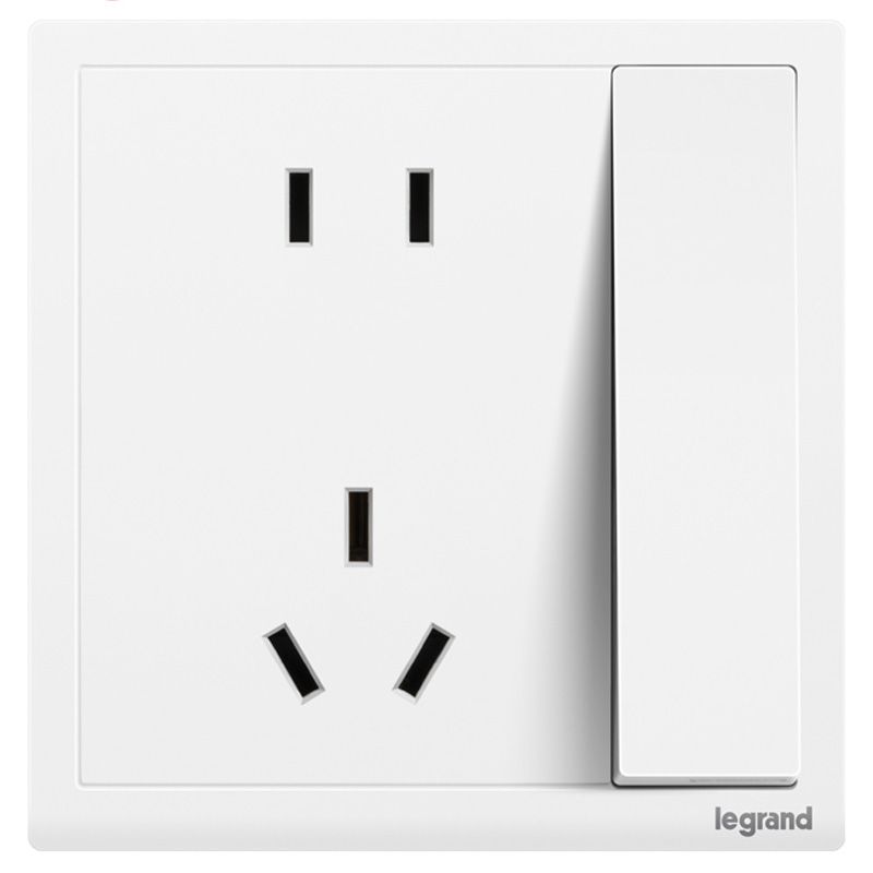 朗淳 朗淳 朗淳玉兰白/一开双控五孔（大按键） 86型 ERQ25/10USLB 86型 ERQ25/10USLB