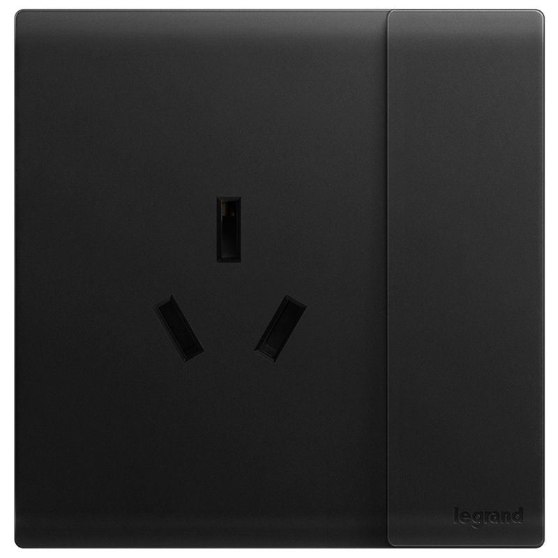 F6R简悦 F6R简悦 F6R简悦/石墨黑/一开三孔16A插座 86型 F6R/15/15CS-C 86型 F6R/15/15CS-C