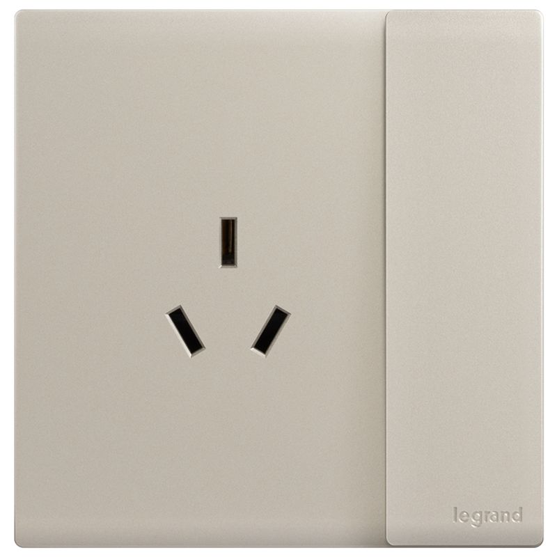 F6仕艺 F6仕艺 F6仕艺/粉铂金/一开三孔10A插座 86型 F6/15/10S-C2 86型 F6/15/10S-C2