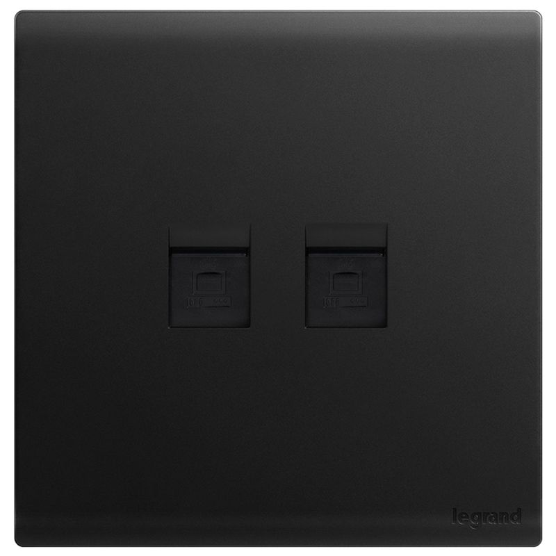 F6仕艺 F6仕艺 F6仕艺/石墨黑/二位电脑插 86型 F6/C01/2-C 86型 F6/C01/2-C