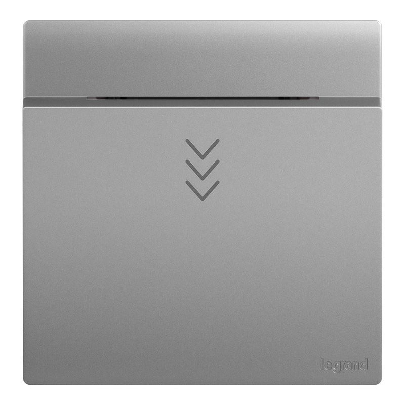 F6仕艺 F6仕艺 F6深砂银/带识别插卡节能开关 86型 F6/32KTY/RF-C3 86型 F6/32KTY/RF-C3