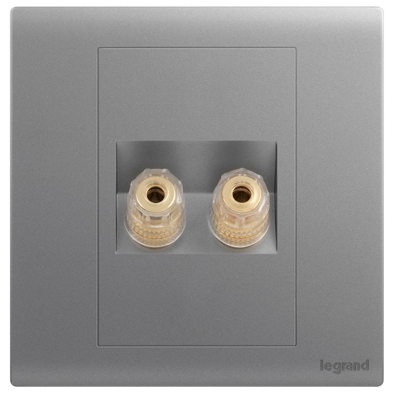 F6仕艺 F6仕艺 F6深砂银/一位音箱插 86型 F6/M8-C3 86型 F6/M8-C3