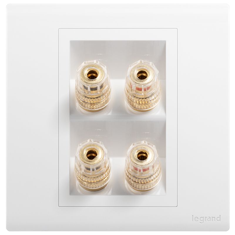 F6仕艺 F6仕艺 F6陶瓷白/二位音箱插 86型 F6/M8/2 86型 F6/M8/2