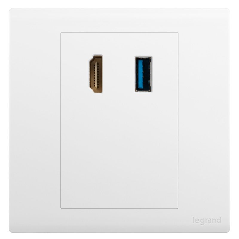 F6仕艺 F6仕艺 F6陶瓷白/HDMI+USB(连接)插座 86型 F6/USB/HDMI 86型 F6/USB/HDMI