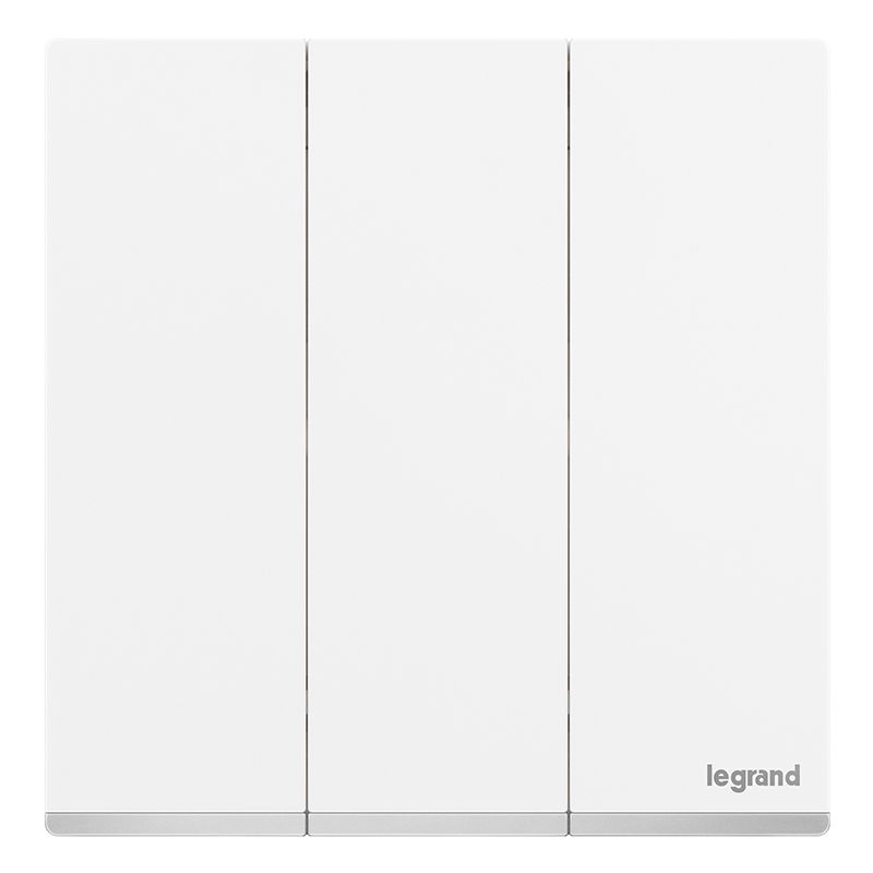 F9逸景PULS F9逸景PULS F9陶瓷白/三开双控(镶银边) 86*86 F9/33/2/3A 86*86 F9/33/2/3A