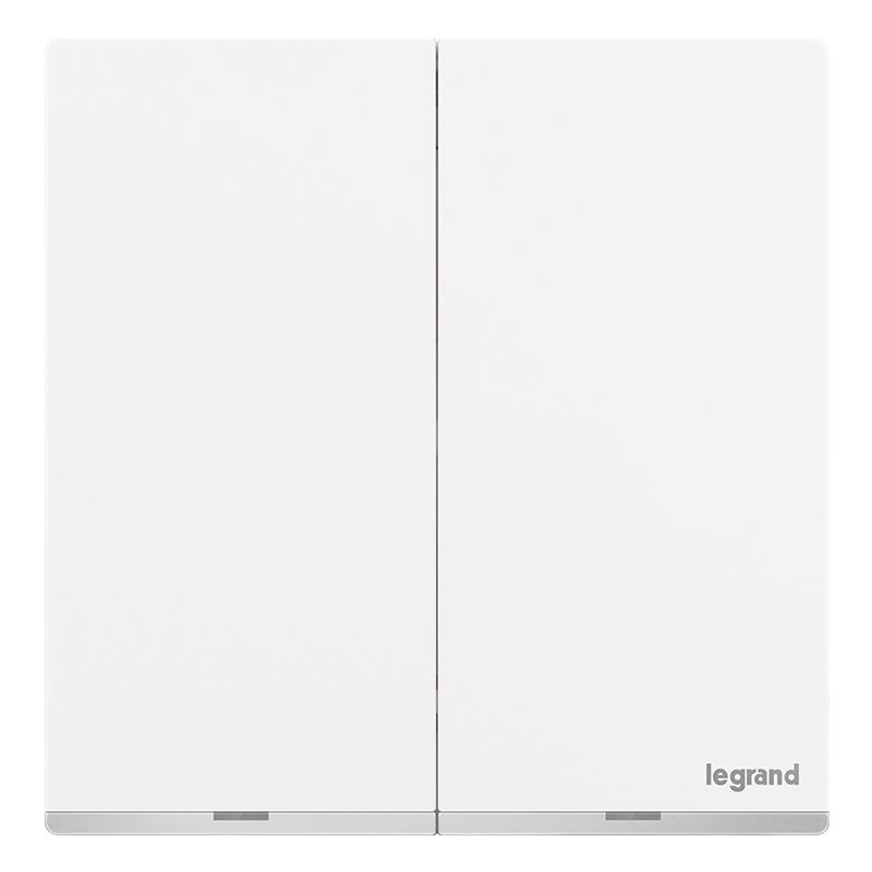 F9逸景PULS F9逸景PULS F9陶瓷白/二开双控带LED(镶银边) 86*86 F9/32/2/3CN 86*86 F9/32/2/3CN