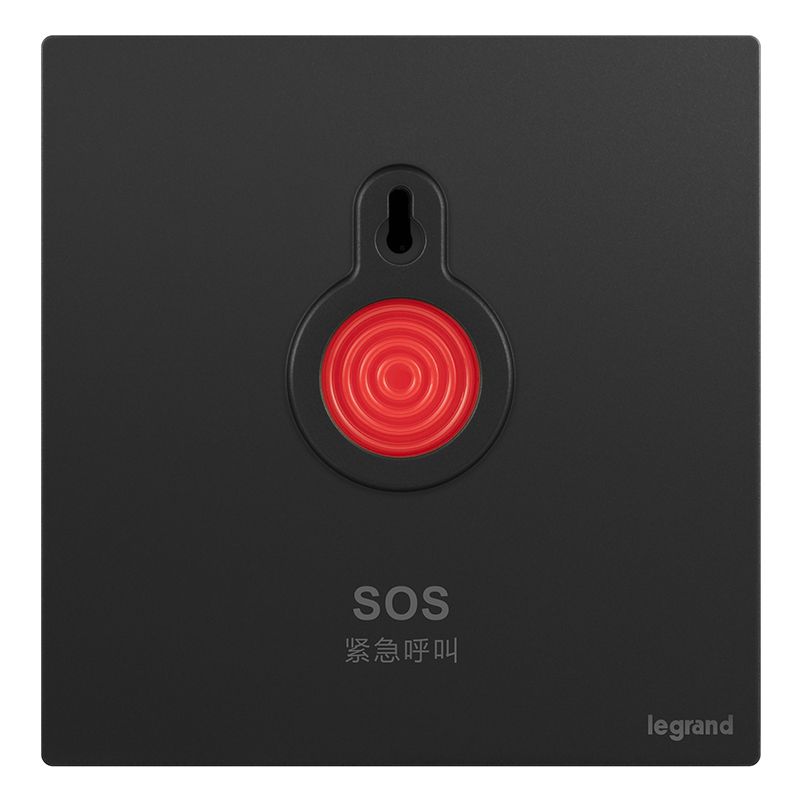 F9逸景PULS F9逸景PULS F9石晶墨/紧急呼叫开关 86*86 F9/32BJ-C 86*86 F9/32BJ-C