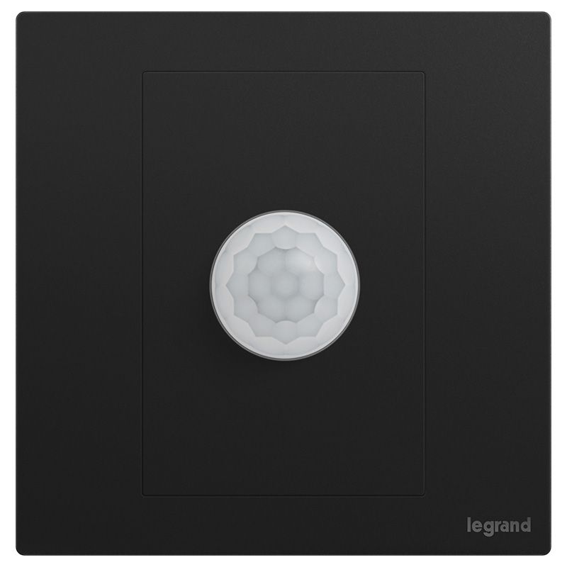 F9逸景PULS F9逸景PULS F9石晶墨/200W人体感应开关_两线带集控 86*86 F9/G02/S/E-C 86*86 F9/G02/S/E-C