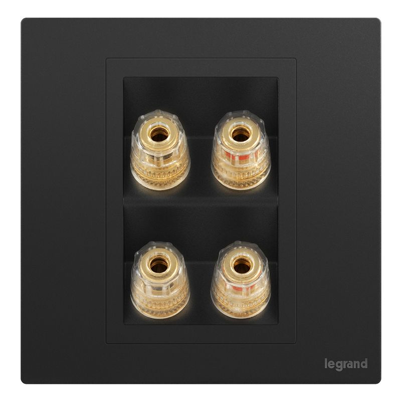 F9逸景PULS F9逸景PULS F9石晶墨/二位音箱插 86*86 F9/M8/2-C 86*86 F9/M8/2-C