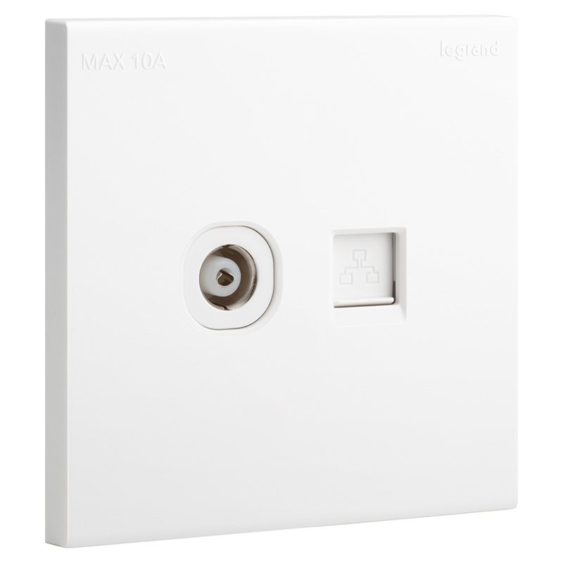 淳逸 E8 淳逸 E8 淳逸陶瓷白/电脑（六类）电视插 86型 E8/C601/TVB 86型 E8/C601/TVB