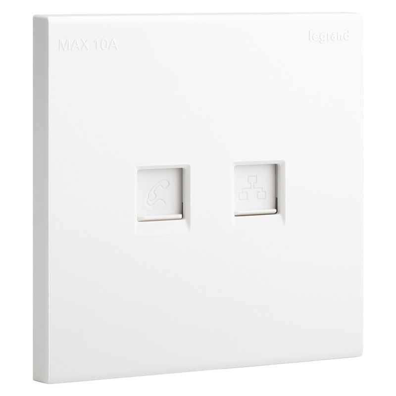 淳逸 E8 淳逸 E8 淳逸陶瓷白/电话电脑插 86型 E8/T01/C01B 86型 E8/T01/C01B