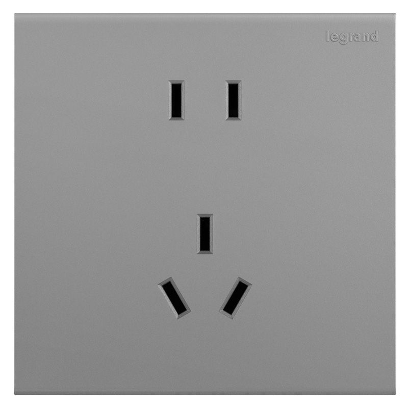 淳逸 E8 淳逸 E8 淳逸深砂银/正五孔插 86型 E8/426/10USL-C3 86型 E8/426/10USL-C3