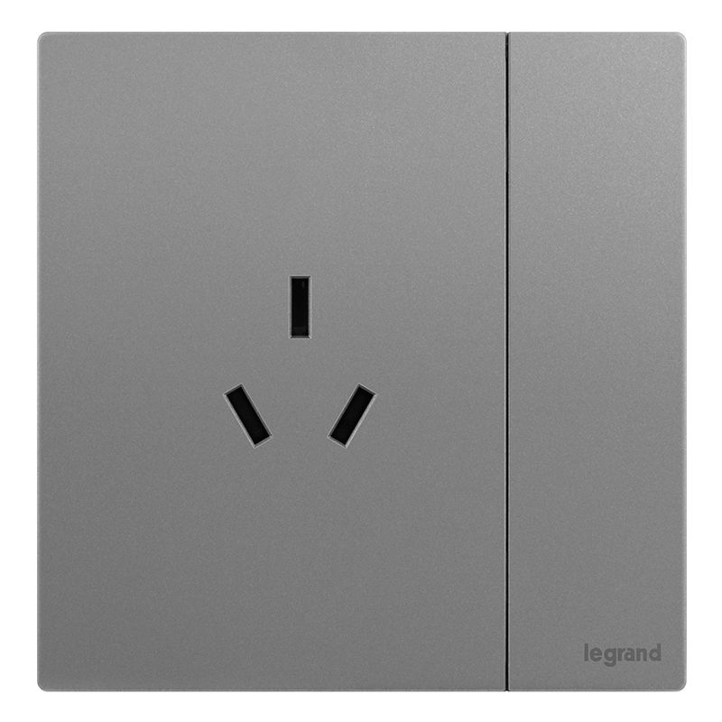 F9逸景PULS F9逸景PULS F9深砂银/一开三孔10A 86*86 F9/15/10S-C3 86*86 F9/15/10S-C3