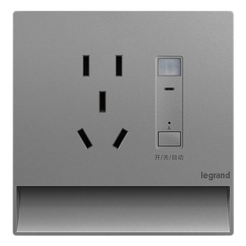 F9逸景PULS F9逸景PULS F9深砂银/带五孔感应地脚灯 86*86 F9/86LG/5P-C3 86*86 F9/86LG/5P-C3