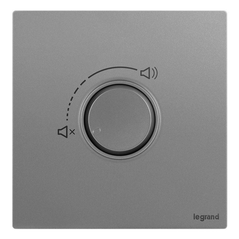 F9逸景PULS F9逸景PULS F9深砂银/音量调节开关_定阻式 86*86 F9/M5B-C3 86*86 F9/M5B-C3