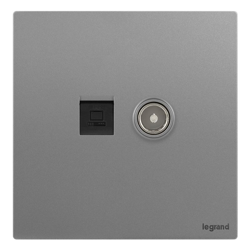 F9逸景PULS F9逸景PULS F9深砂银/电脑电视插 86*86 F9/C01/TV-C3 86*86 F9/C01/TV-C3