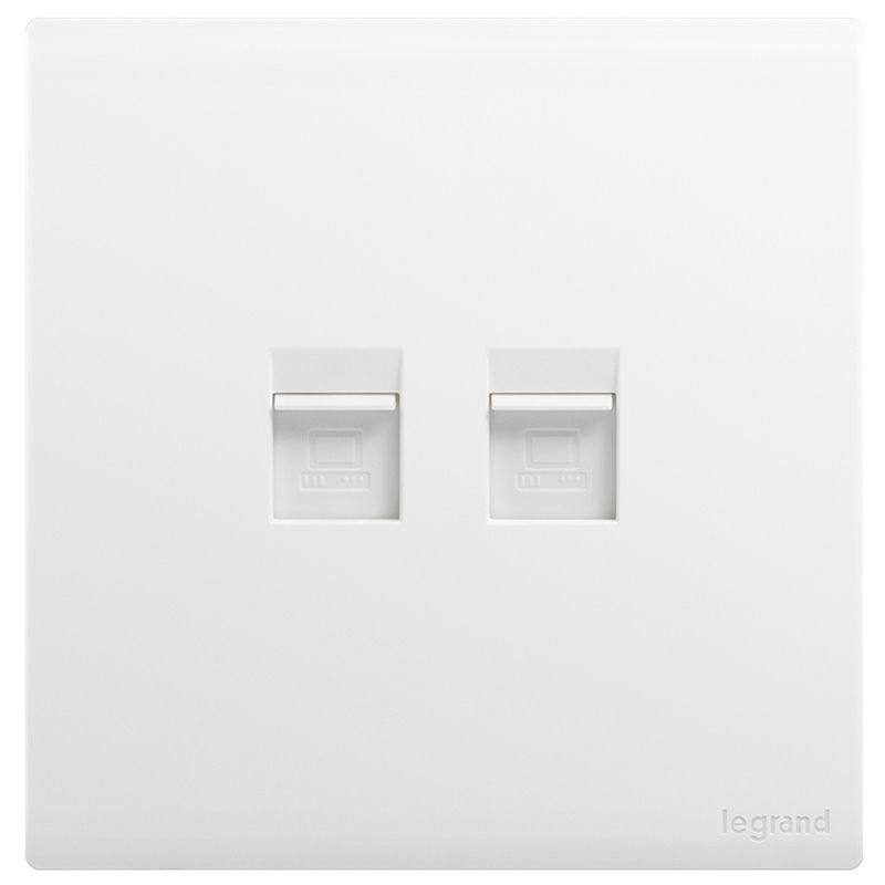 F6P仕艺 Pro F6P仕艺 Pro 仕艺Pro陶瓷白/二位电脑插 86型 F6P/C01/2 86型 F6P/C01/2