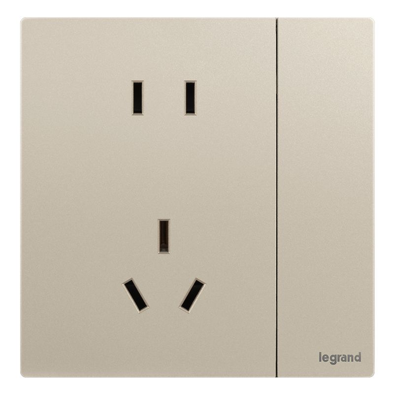 F9逸景PULS F9逸景PULS F9粉铂金/一开双控五孔 86*86 F9/25/10USL-C2 86*86 F9/25/10USL-C2