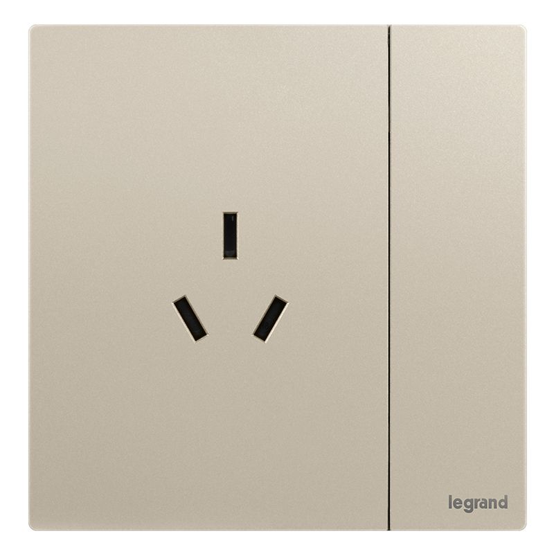 F9逸景PULS F9逸景PULS F9粉铂金/一开三孔16A 86*86 F9/15/15CS-C2 86*86 F9/15/15CS-C2