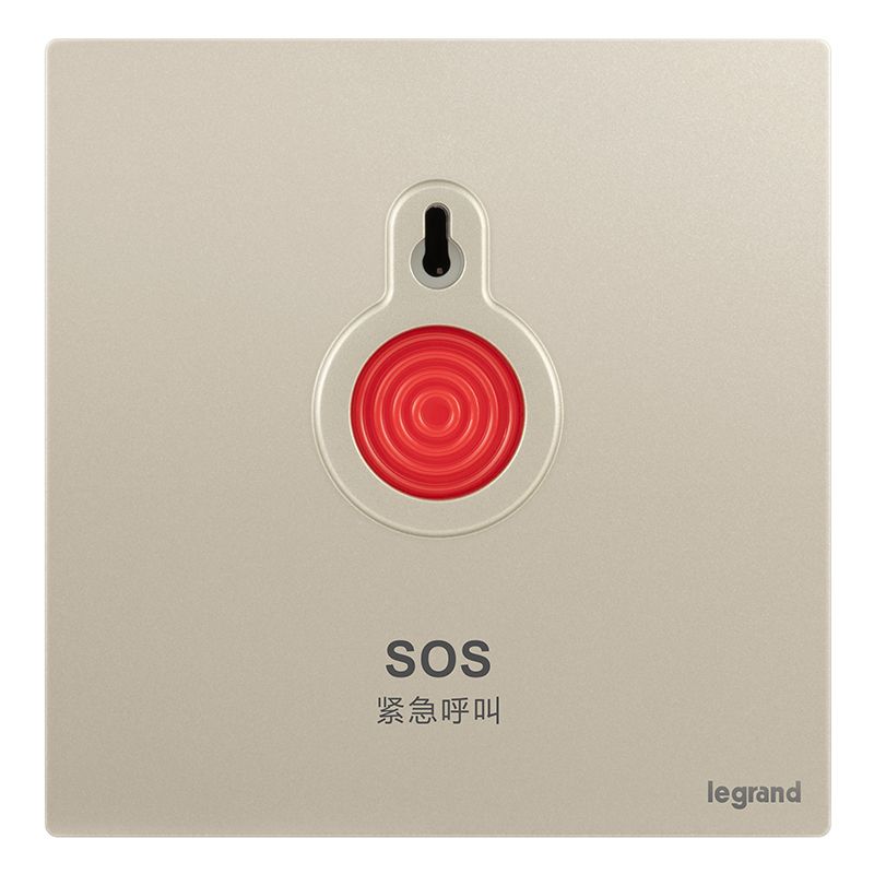 F9逸景PULS F9逸景PULS F9粉铂金/紧急呼叫开关 86*86 F9/32BJ-C2 86*86 F9/32BJ-C2