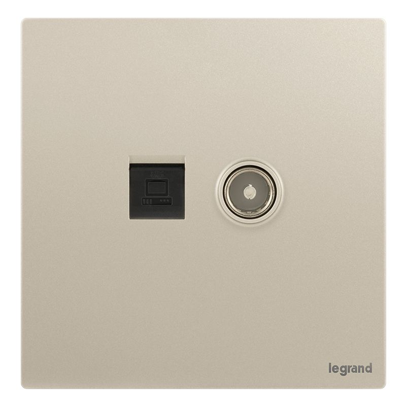 F9逸景PULS F9逸景PULS F9粉铂金/电脑（六类）电视插 86*86 F9/C601/TV-C2 86*86 F9/C601/TV-C2