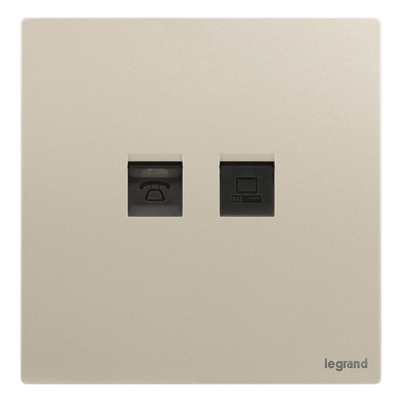 F9逸景PULS F9逸景PULS F9粉铂金/电话电脑插 86*86 F9/T01/C01-C2 86*86 F9/T01/C01-C2