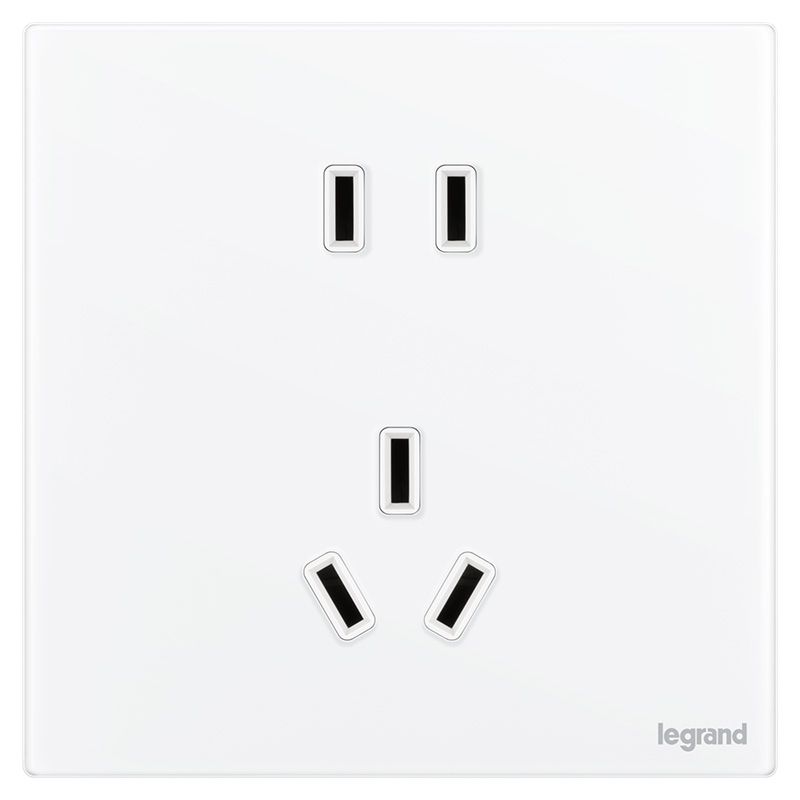 F7维翼 玻璃款 F7维翼 玻璃款 维翼冰白玉F7/五孔 86型 F7/426/10USL-G1 86型 F7/426/10USL-G1