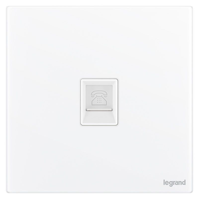 F7维翼 玻璃款 F7维翼 玻璃款 维翼冰白玉F7/电话插 86型 F7/T01-G1 86型 F7/T01-G1