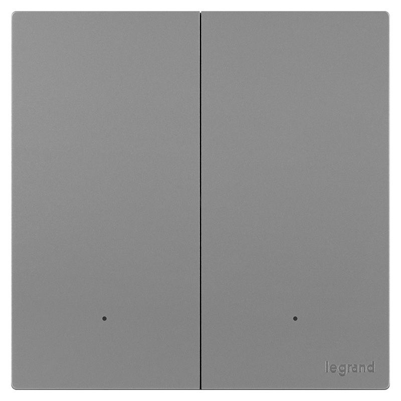 F7维翼 F7维翼 维翼深砂银F7/二位双控带LED灯 86型 F7/32/2/3CN-C3 86型 F7/32/2/3CN-C3