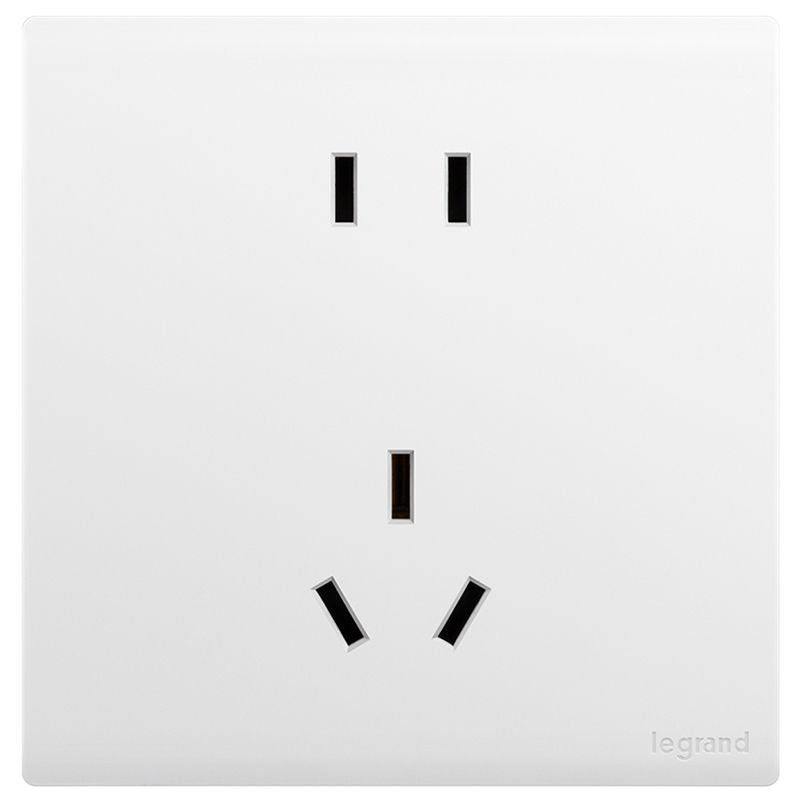 F6E茗画 F6E茗画 茗画玉兰白/五孔插座 86型 F6E/426/10USL 86型 F6E/426/10USL