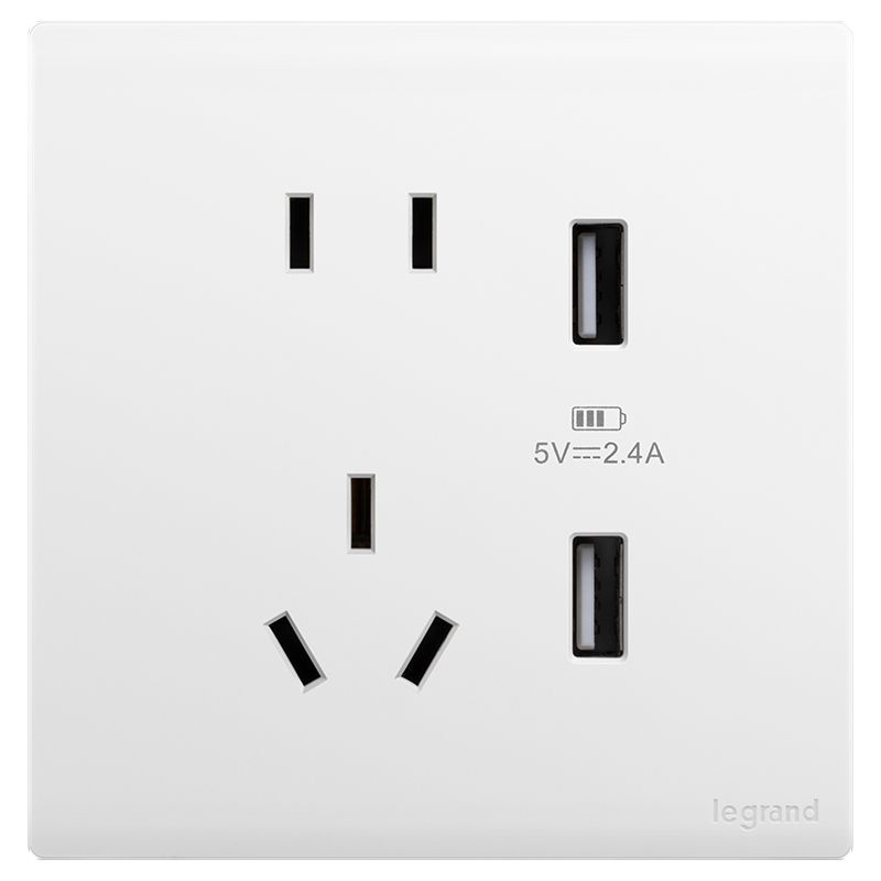 F6C绮蕴 F6C绮蕴 F6C绮蕴/陶瓷白/五孔USB充电插座  F6C/426/10US/U2 F6C/426/10US/U2