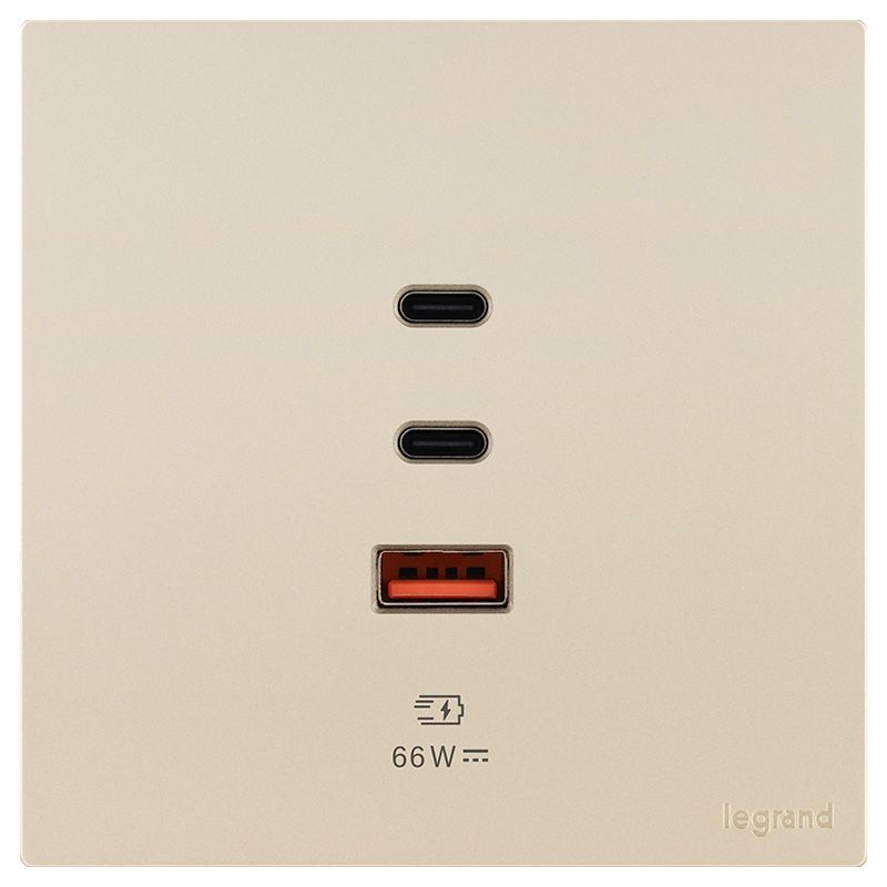 F7维翼 F7维翼 维翼粉铂金F7/ USB+二位AC口插座   66W 86型 F7/3USBAC/66-C2 86型 F7/3USBAC/66-C2