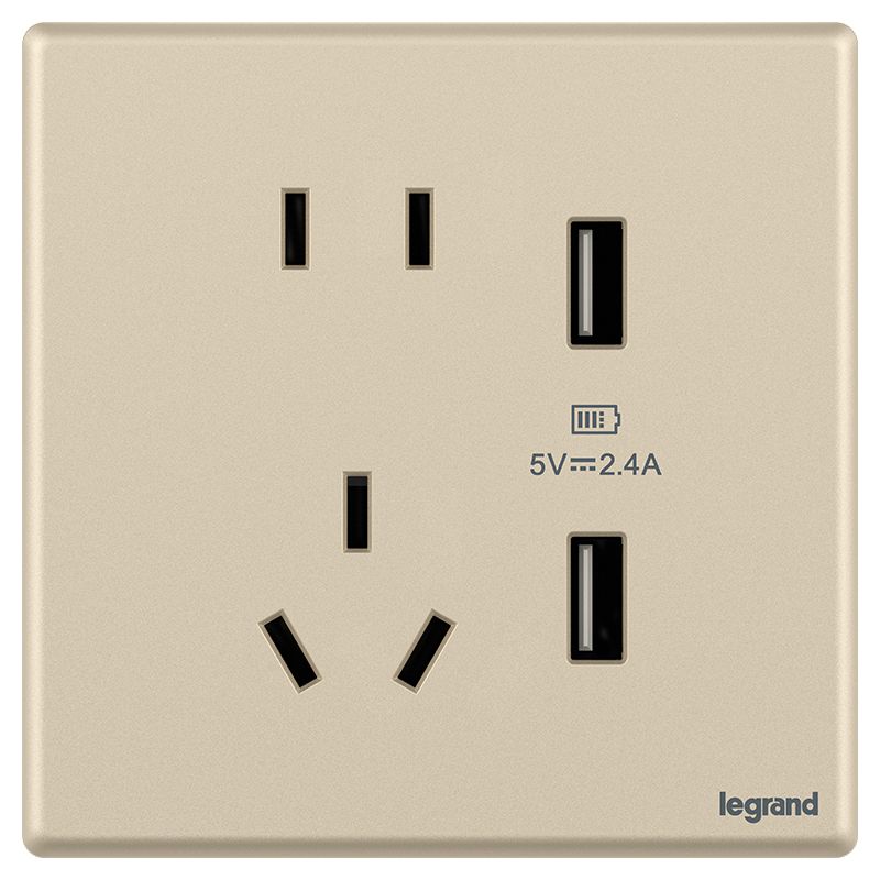 F5R智绘 F5R智绘 F5R智绘/粉铂金/五孔USB充电插座  F5R/426/10US/U2-C2 F5R/426/10US/U2-C2