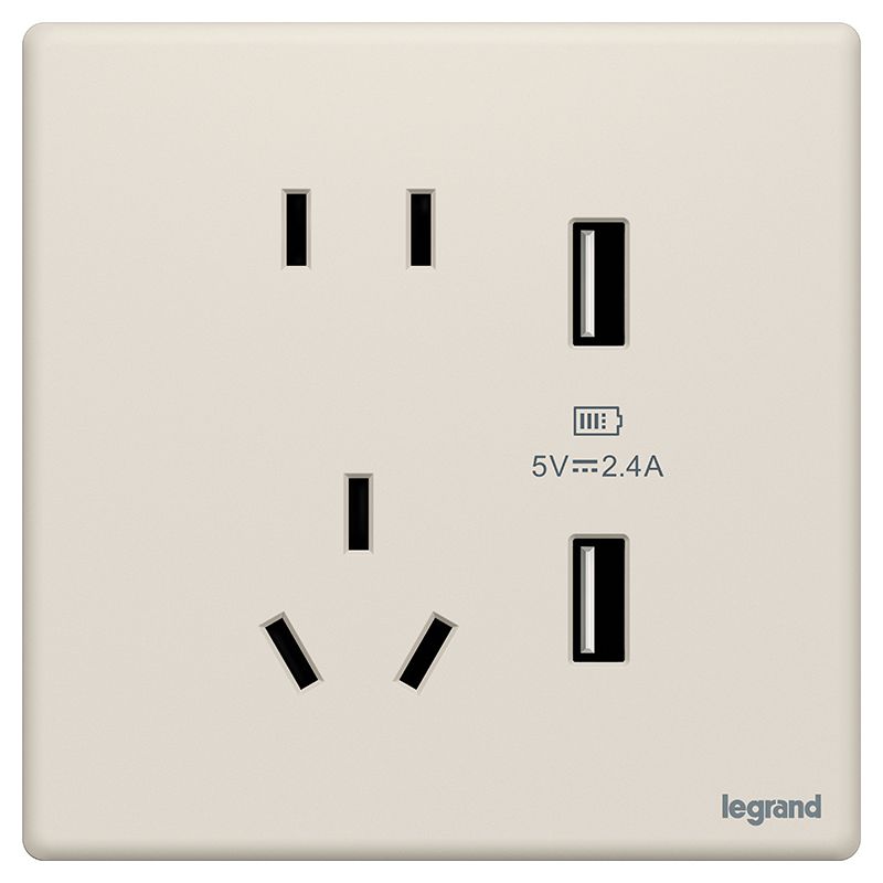 F5R智绘 F5R智绘 F5R智绘/奶油白/五孔USB充电插座  F5R/426/10US/U2-C4 F5R/426/10US/U2-C4