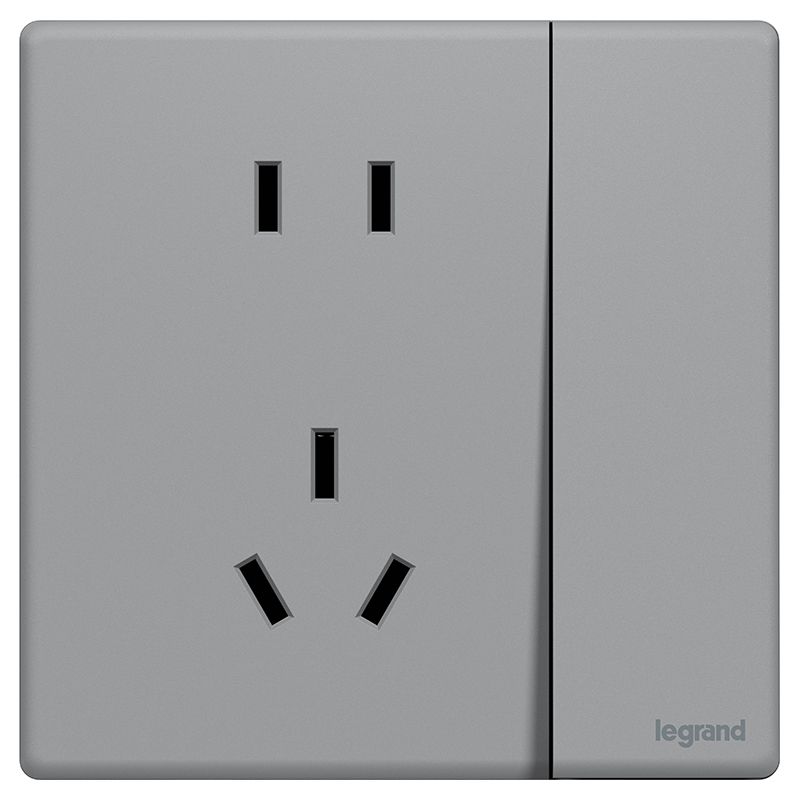 F5R智绘 F5R智绘 F5R智绘/艺术灰/一开单控五孔  F5R/15/10USL-C5 F5R/15/10USL-C5