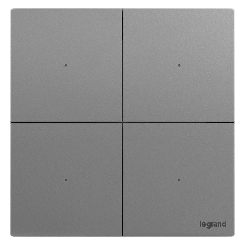 米家 米家 F9米家/四位场景开关 深砂银 BTF9/34/2-C3  BTF9/34/2-C3 BTF9/34/2-C3