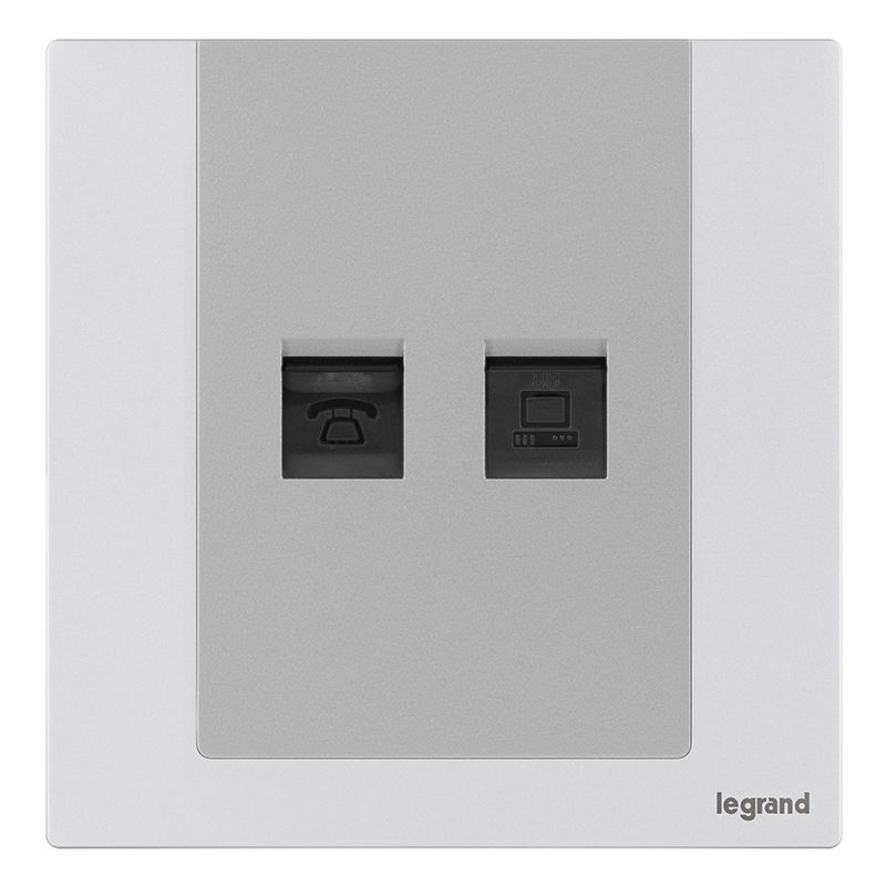 F9逸景金属款 F9逸景金属款 F9冰点铝/电话电脑插 86型 F9/T01/C01-J1 86型 F9/T01/C01-J1