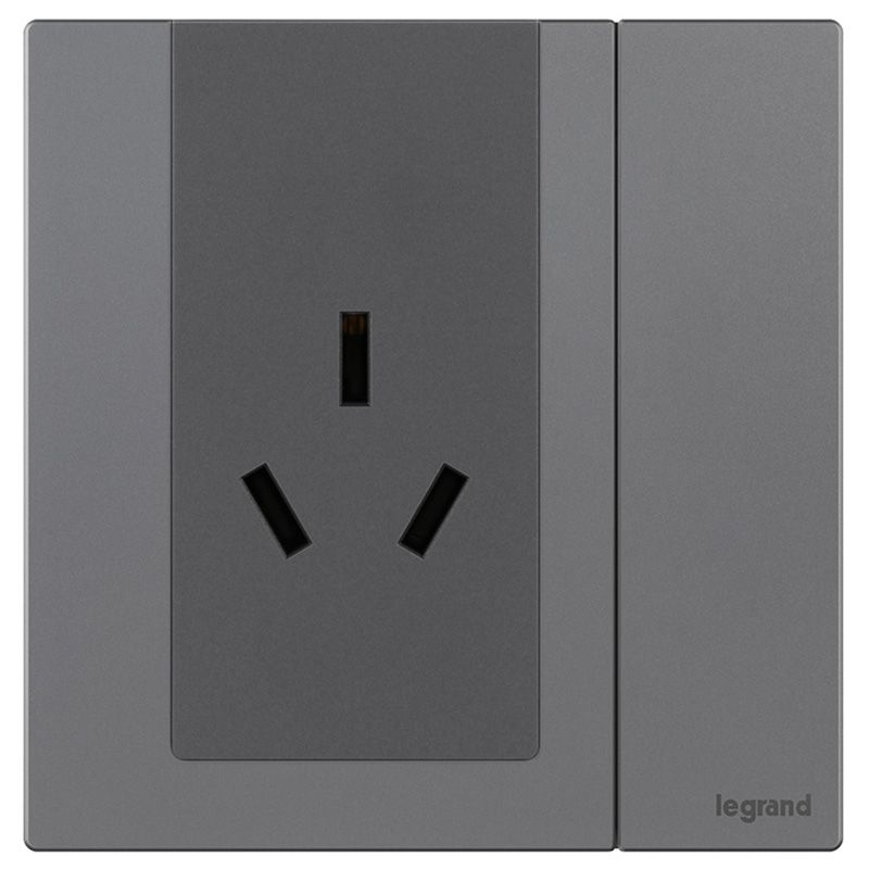 F9逸景金属款 F9逸景金属款 F9沉灰铝/一开三孔16A 86型 F9/15/15CS-J3 86型 F9/15/15CS-J3