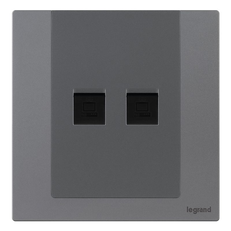 F9逸景金属款 F9逸景金属款 F9沉灰铝/两位电脑插（六类） 86型 F9/C601/2-J3 86型 F9/C601/2-J3